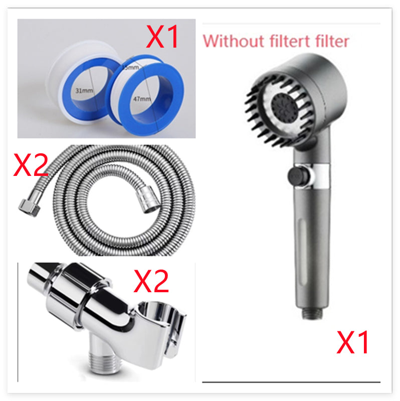 Snowflake Spray Filter Purified Water Pressurized Showerhead Nozzle