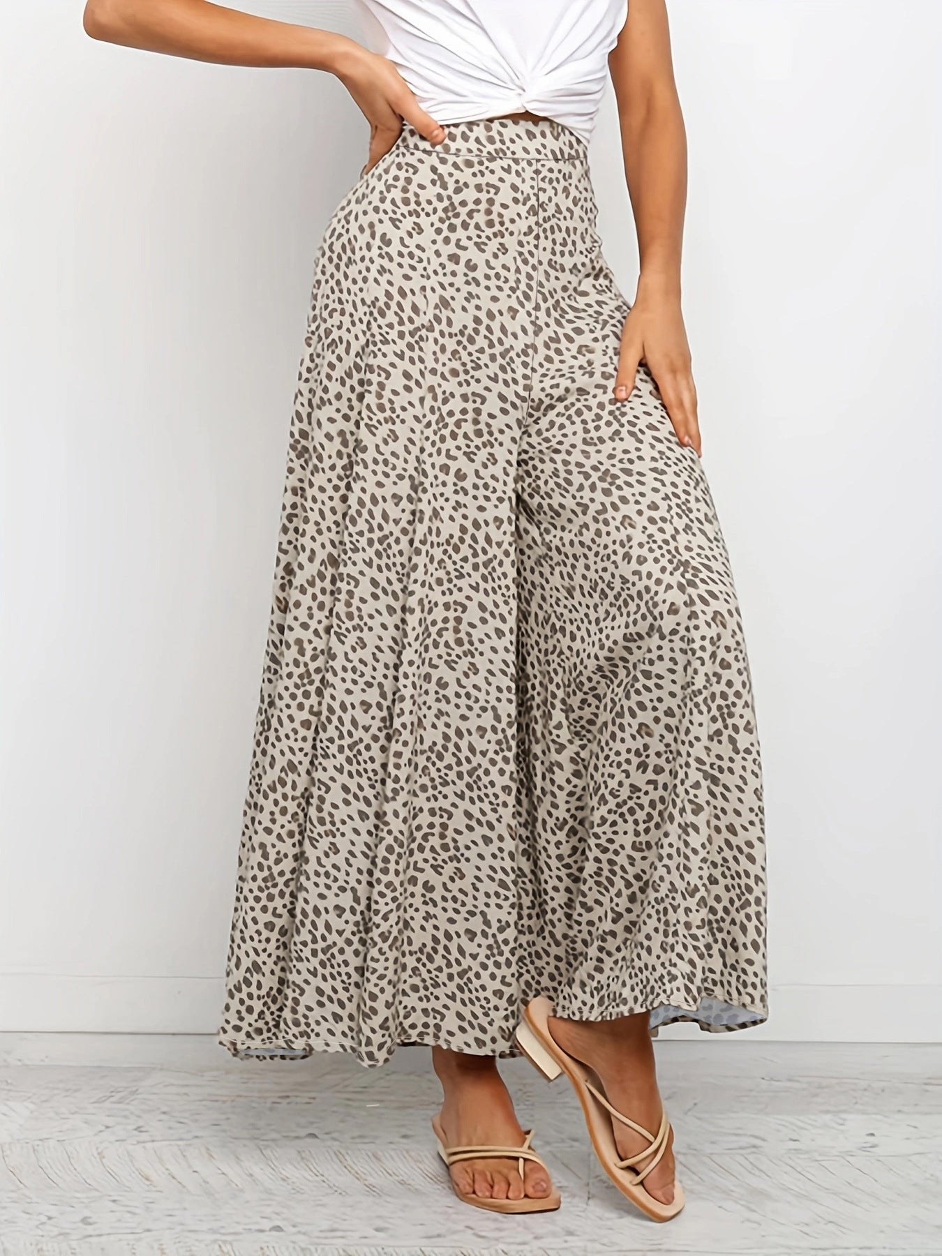 Women's Trousers Plus Size Loose Casual Solid Color