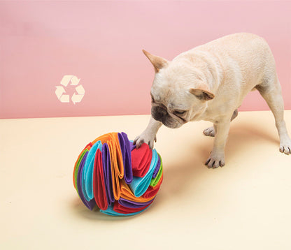 The Pet Dog Smells And Leaks The Food Ball Foldable