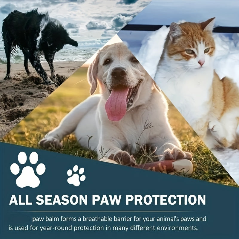 Natural Paw Balm for Dogs Heal and Repair Damaged Paws Against Heat Hot Pavement Sand Dirt Snow,  Canine Foot Care, Natural Pet Balm, Natural Ingredients Formula, Gentle Paw Treatment, Dog Owners, Outdoor Dog Walkers, Winter