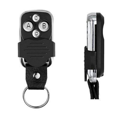 Metal Copy Leather Ring Remote Control Garage Door Wireless Remote Control