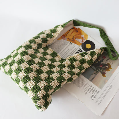 Artistic Style Wool Woven Bag Women's