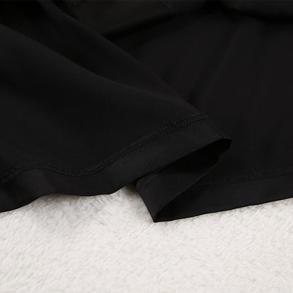 Women's Home  Silk Pure Color Pajamas