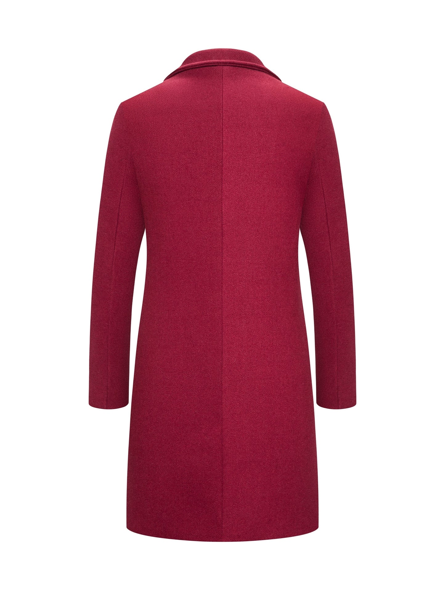 New Men's Mid-length Single Breasted Trench Coat Jacket