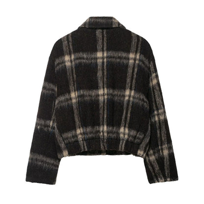 Women's Long Sleeve Loose Casual Lapel Single-breasted Coat