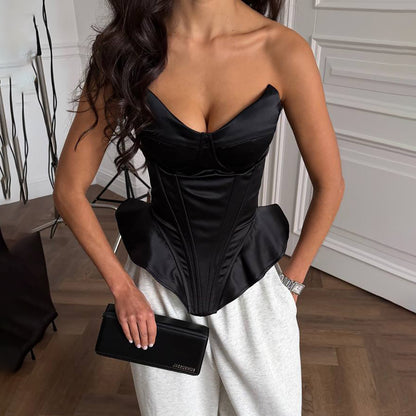 Sexy Fishtail Waist-cinching Tube Top That Goes With Everything