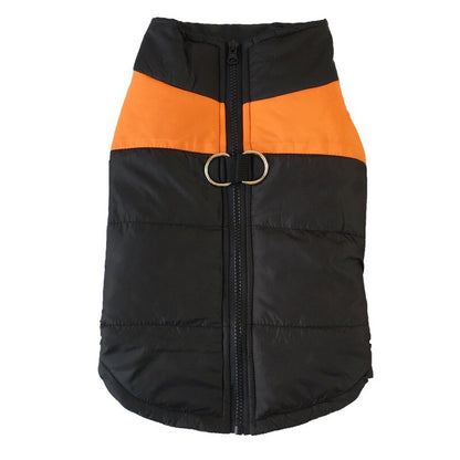 Dog Autumn And Winter Vest Teddy Golden Retriever Two-legged Cotton Padded Jacket Thickened Cold And Warm Small And Medium-sized Dog Chest Harness