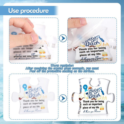 Acrylic Transparent Puzzle Three-dimensional Father's Day Gift
