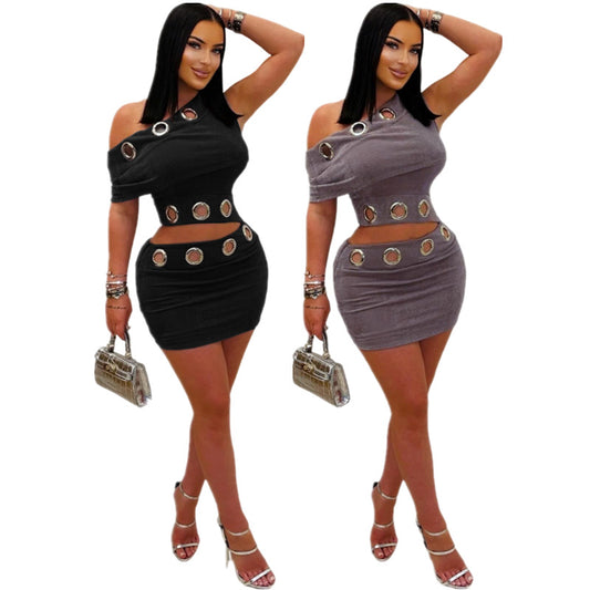 Women's Top And Pencil Skirt Two-piece Set