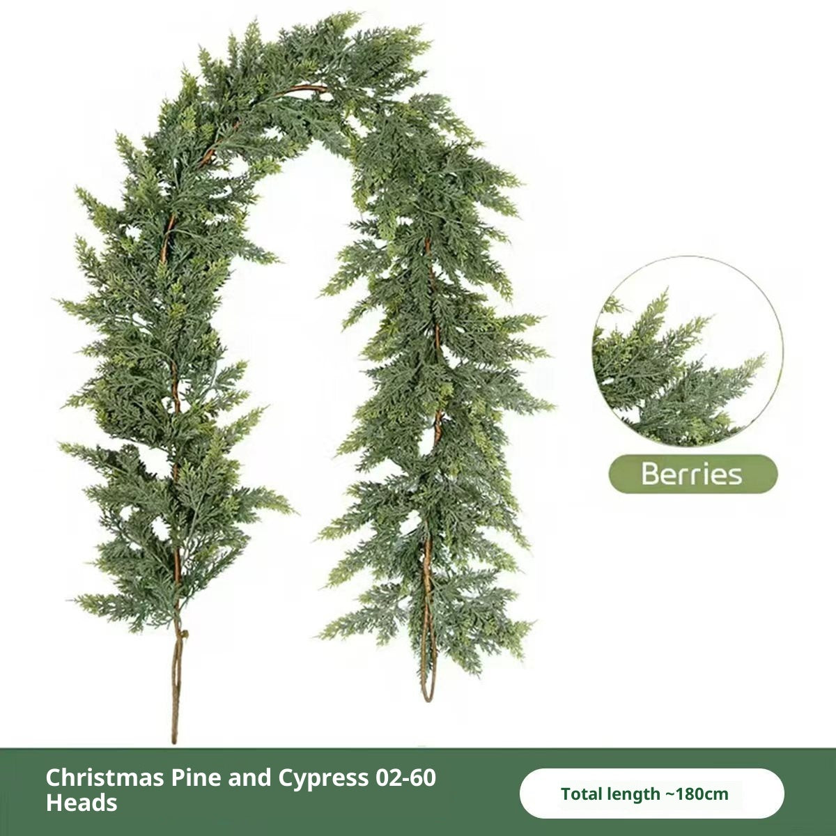 Thickened Cedar Rattan Decorations Christmas Pine And Cypress Rattan