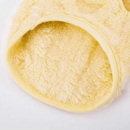 Autumn And Winter Dog Clothes Can Pull Simple Solid Color Two-legged Down Jacket Cat Warm Vest Pet Clothing