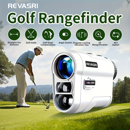 REVASRI Golf Rangefinder with Slope - Tournament Legal Laser Range Finder 1000 Yards