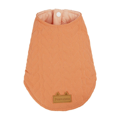 Autumn And Winter Warm Jacquard Button Two-piece Cotton Padded Clothes