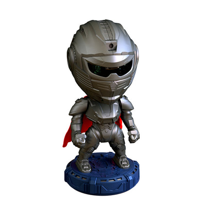 Mecha Samurai Galaxy Projector Night Light - Starry Sky Ambient Lamp for Kids Bedroom