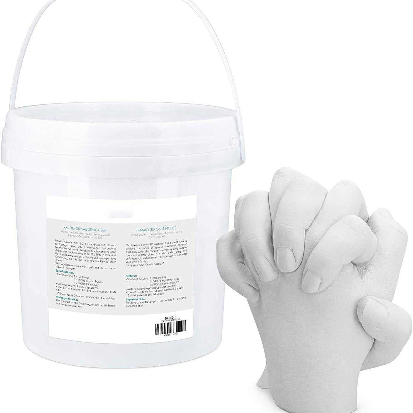 Couple Hand Mold Gypsum Powder Valentine's Day Gift