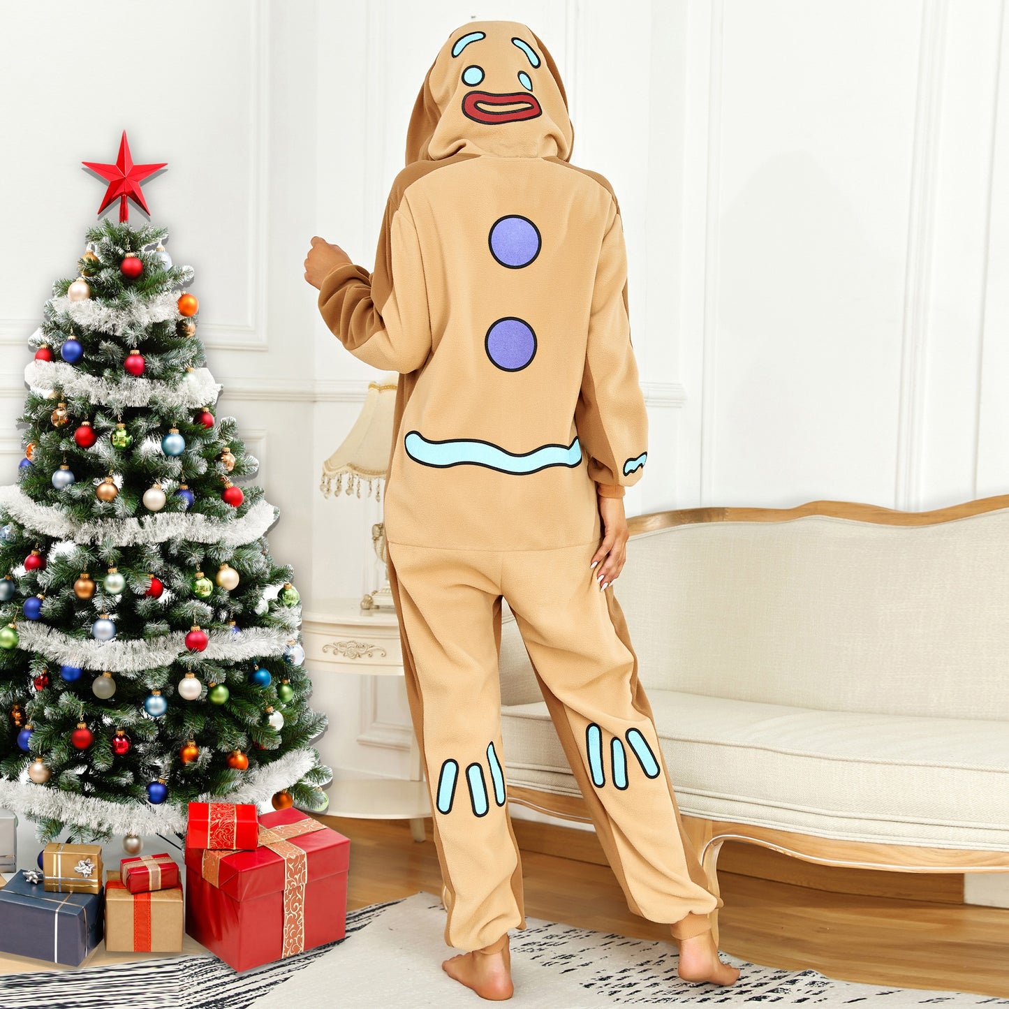 RONGTAI Damen Rt-a001-3 Weihnachts-Einteiler