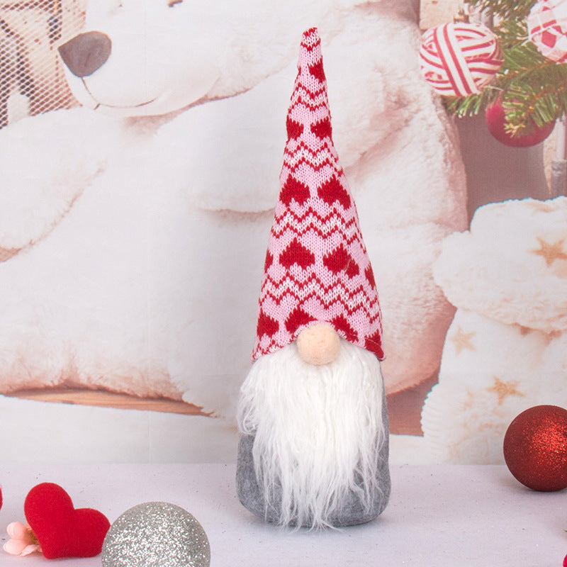 Valentine's Day Decoration Gift Rudolph Doll Faceless Doll