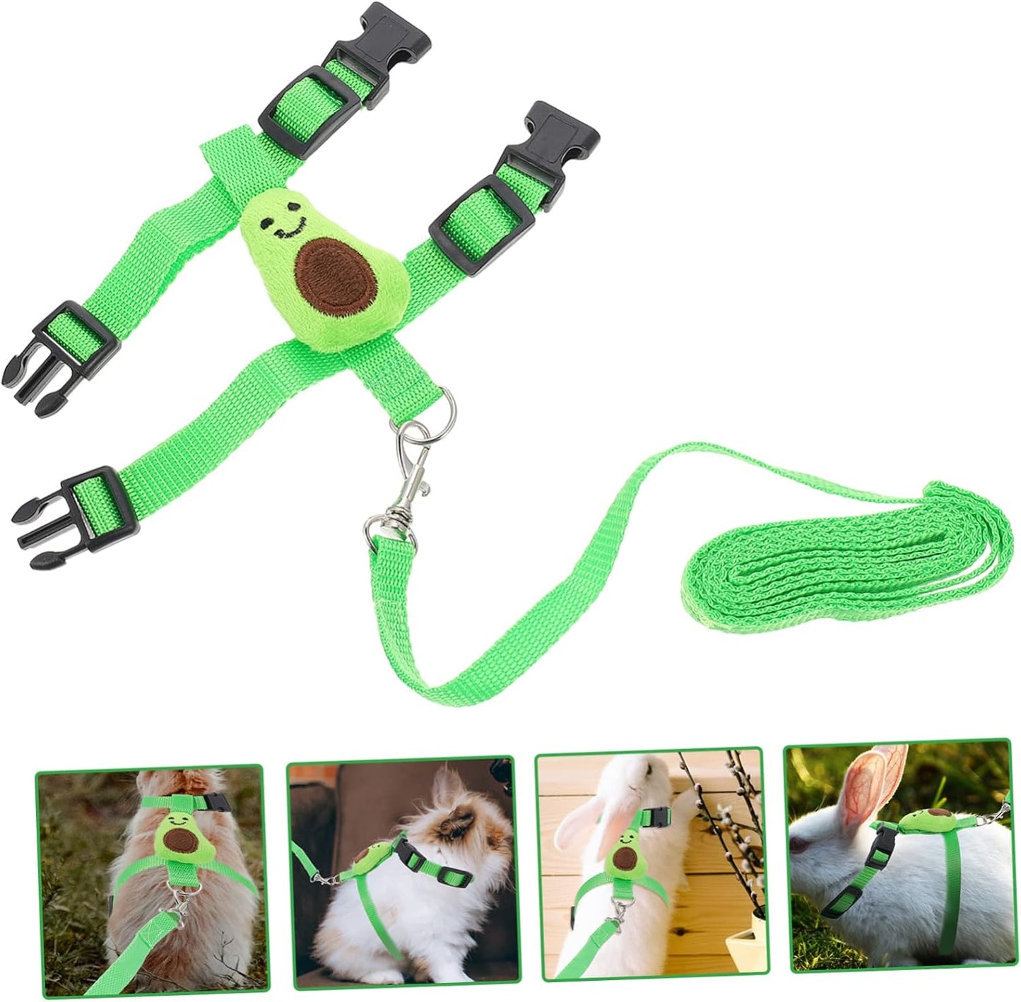 Small Pet Traction Rope And Harness - Keep Your Cat Dog Or Other Small Pet Safe And Secure