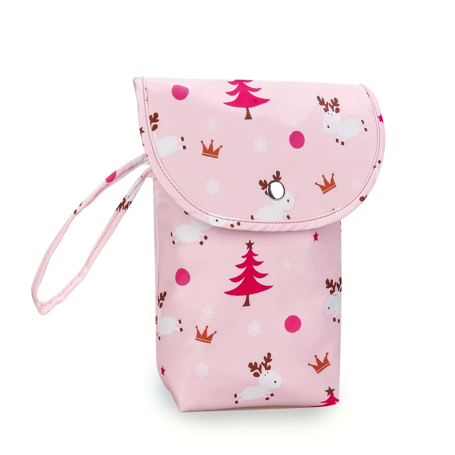 [Portable Diaper Storage for Youngsters] Portable Diaper Storage Bag for Youngsters - Durable Polyester, Ideal for Diapers & Wet Wipes