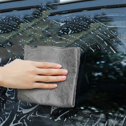 Premium Microfiber Glass Cleaning Cloth - Streak-Free Mirror & Window Cleaner - Water Absorbent Magic Wipe