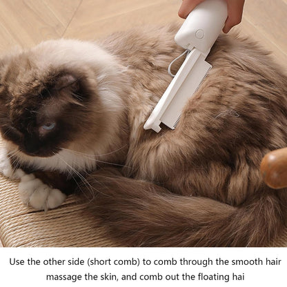 Dog Combs For Cat Comb With Rounded And Smooth Ends Teeth Professional Grooming Tool Lint Brush For Clothes