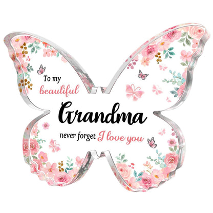 New Gift For Mother's Day Transparent Acrylic Butterfly Creative Desktop Decoration