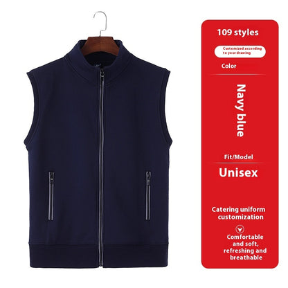Vest Overalls Printing Net Coffee Catering Supermarket Volunteers