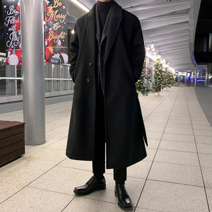 Hochwertiger knielanger Trenchcoat