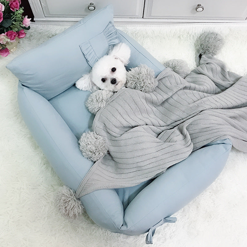 Removable And Washable Four-season Soft Dog And Cat Animal Nest
