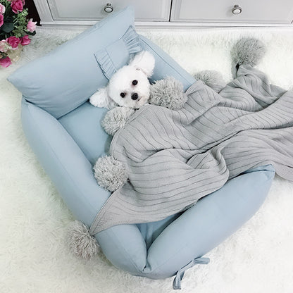 Removable And Washable Four-season Soft Dog And Cat Animal Nest