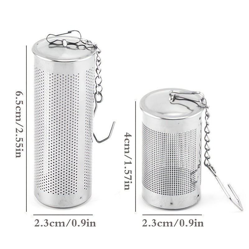 Stainless Steel Tea Filter with Hook - Keep Your Tea Leaves from Leaking and Your Cup Clean
