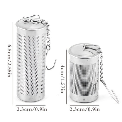 Stainless Steel Tea Filter with Hook - Keep Your Tea Leaves from Leaking and Your Cup Clean