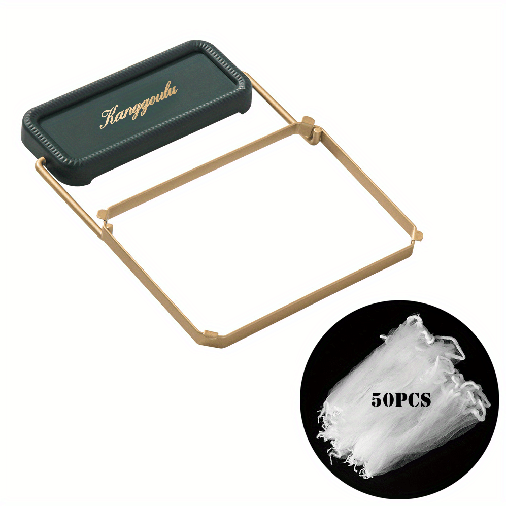 Foldable Sink Strainer - Anti-Clog Mesh Filter Rack with 50 Disposable Bags | Kitchen Drain Protector