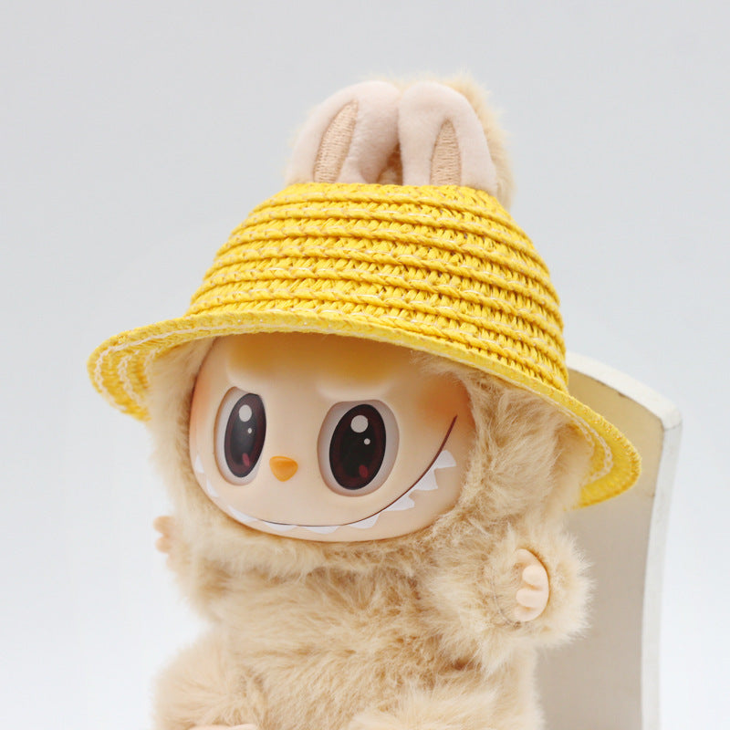 Straw Hat Woven Open Doll Decorative Accessories