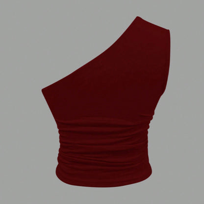 Summer European And American-style Sexy Off-shoulder Tops