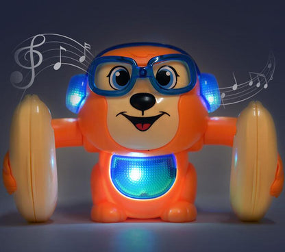 Sounding, Rolling And Somersault Monkey Electric Toy