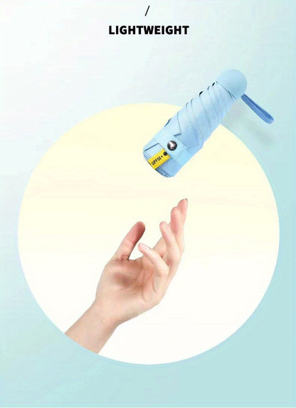 six-rib capsule umbrella, pocket umbrella