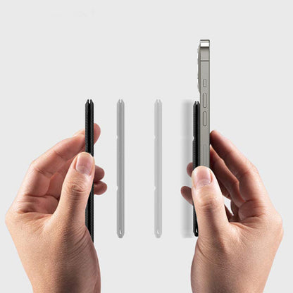 MagSafe Kartenhalter-Geldbörse – Magnetische Handyhülle für iPhone – Schlankes Leder-Kartenetui