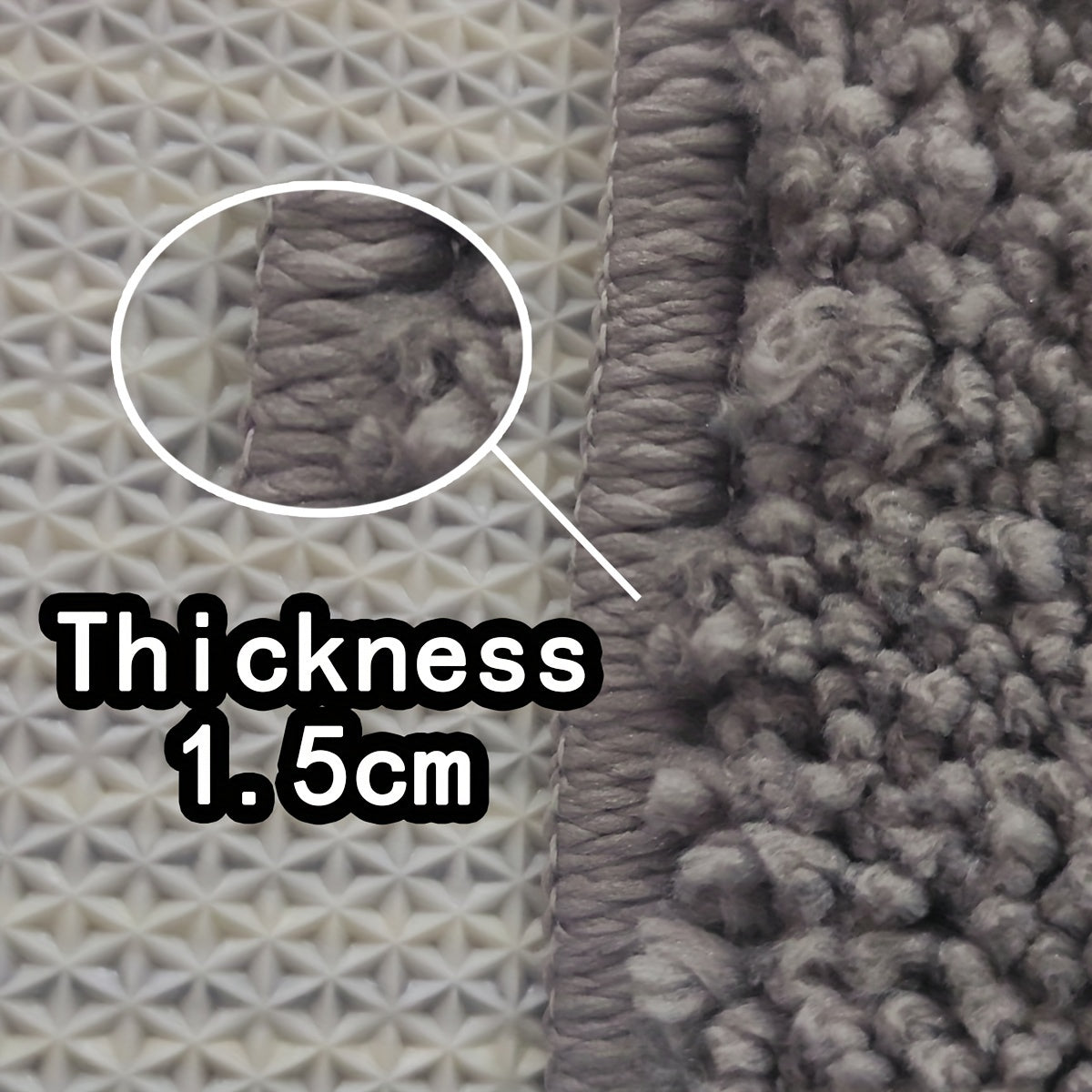 1pc Super Absorbent Microfiber Bath Mat with Non-Slip Backing - Soft and Comfortable Gray Bathroom Rug, fall decor, Bathroom decorations, kitchen Area Rugs, Laundry, bedrooom, shower, indoor mat, Bathroom Accessories fall dec