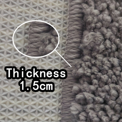 1pc Super Absorbent Microfiber Bath Mat with Non-Slip Backing - Soft and Comfortable Gray Bathroom Rug, fall decor, Bathroom decorations, kitchen Area Rugs, Laundry, bedrooom, shower, indoor mat, Bathroom Accessories fall dec