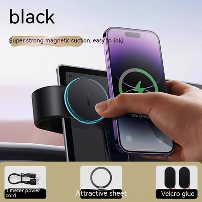 15W Magnetic Wireless Car Charger - Bendable Phone Holder Mount