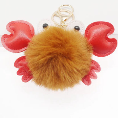 Cartoon Cute Crab Keychain Pendant