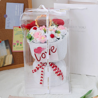 Valentine's Day Birthday Gift Creative Finished Red Rose