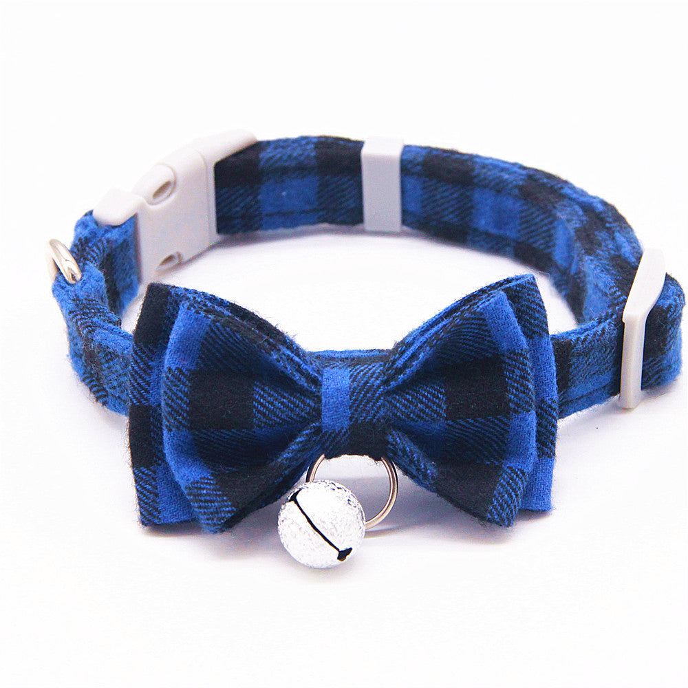 Cat Bell Collar Butterfly Bow Tie Pet Outing Optional Hand Holding Rope
