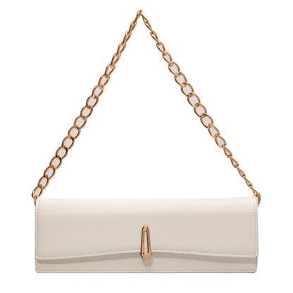 Simple Graceful Western Style Chain Handbag Trendy Cool