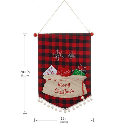 Christmas Fashion Minimalist Ornament Wall Flag