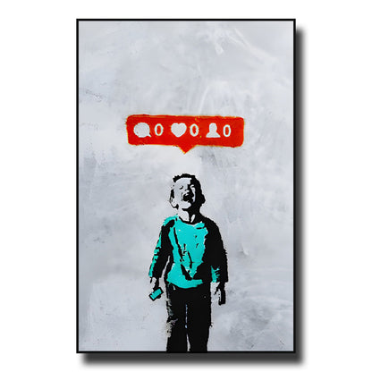 Living Room Decorated Canvas Painting