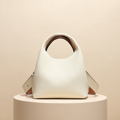 Women's Fashionable Temperament Top Layer Cowhide Leather Crossbody Bag