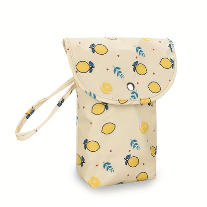 [Portable Diaper Storage for Youngsters] Portable Diaper Storage Bag for Youngsters - Durable Polyester, Ideal for Diapers & Wet Wipes