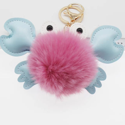 Cartoon Cute Crab Keychain Pendant
